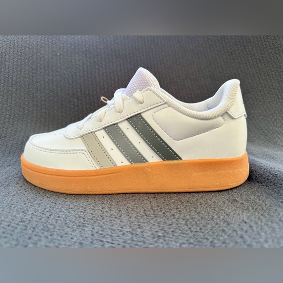 Adidas Breaknet 2.0 K, White and gradient grey - Picture 4 of 10